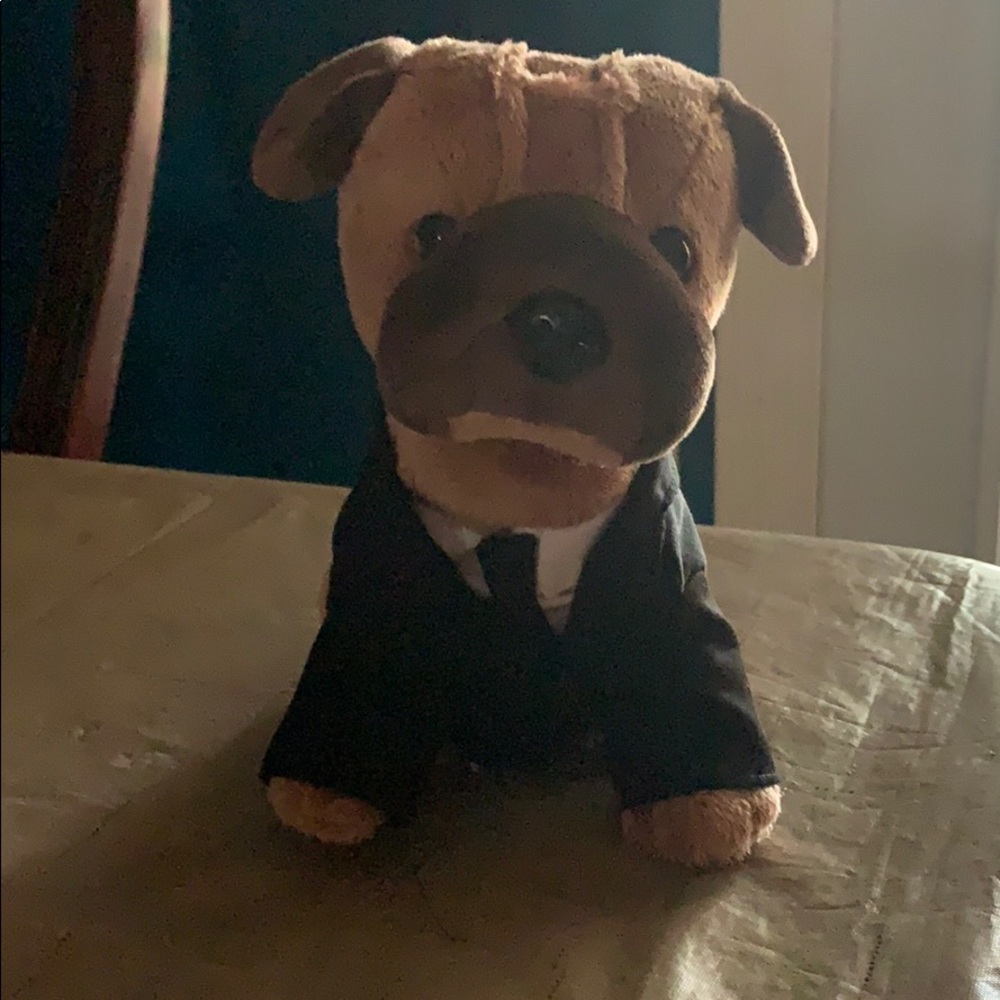 stuffed dog